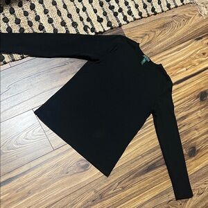 Ralph Lauren Elegant Black Long Sleeve Tee